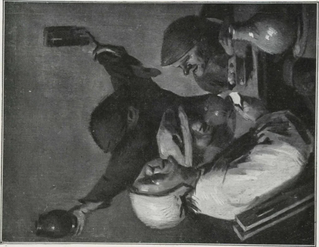 An illustration from A descriptive and illustrated catalogue of 150 paintings by old masters of the Dutch, Flemish, German, Italian, Spanish and French schools [electronic resource], 1911, leaf 13