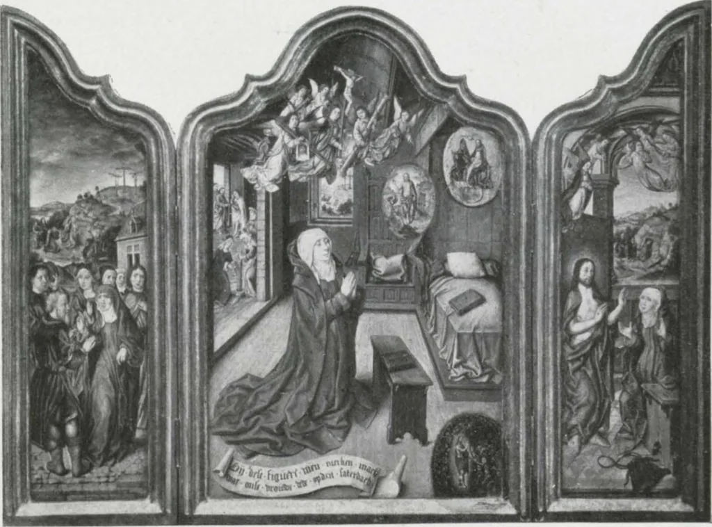 An illustration from A descriptive and illustrated catalogue of 150 paintings by old masters of the Dutch, Flemish, German, Italian, Spanish and French schools [electronic resource], 1911, leaf 131