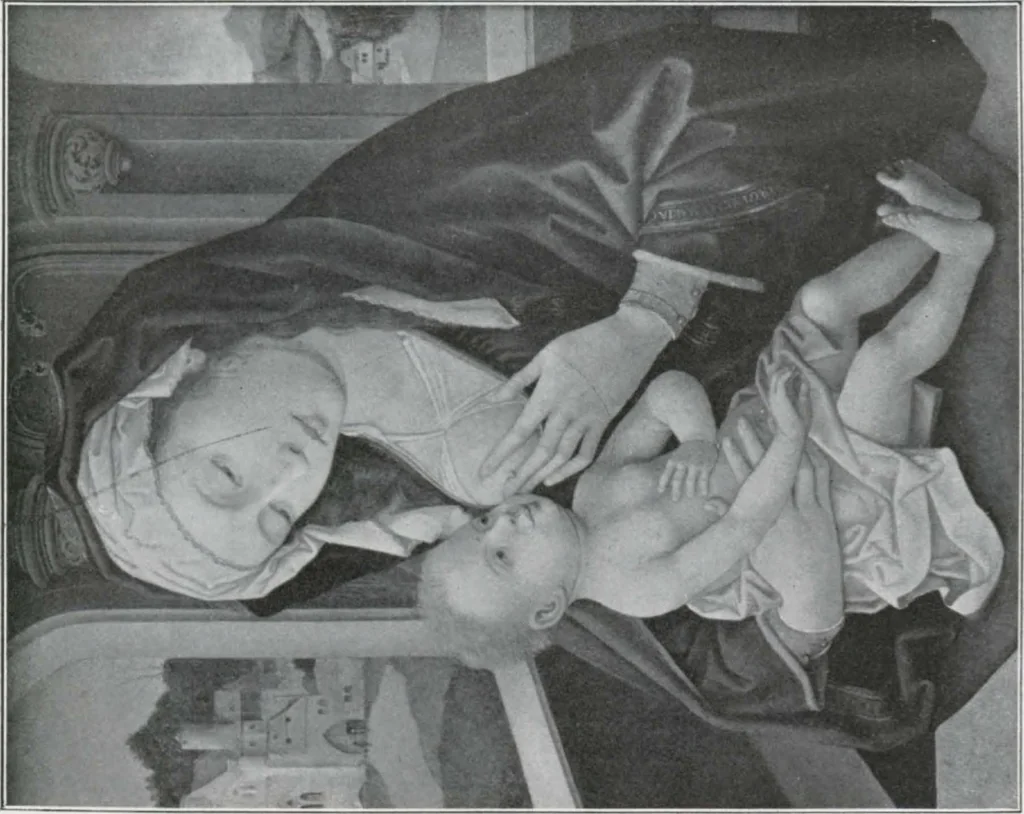 An illustration from A descriptive and illustrated catalogue of 150 paintings by old masters of the Dutch, Flemish, German, Italian, Spanish and French schools [electronic resource], 1911, leaf 133