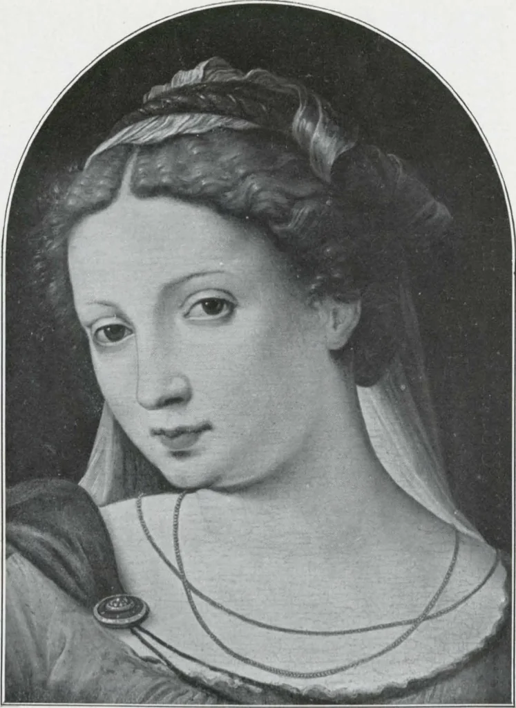 An illustration from A descriptive and illustrated catalogue of 150 paintings by old masters of the Dutch, Flemish, German, Italian, Spanish and French schools [electronic resource], 1911, leaf 135