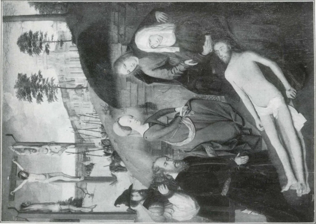 An illustration from A descriptive and illustrated catalogue of 150 paintings by old masters of the Dutch, Flemish, German, Italian, Spanish and French schools [electronic resource], 1911, leaf 139