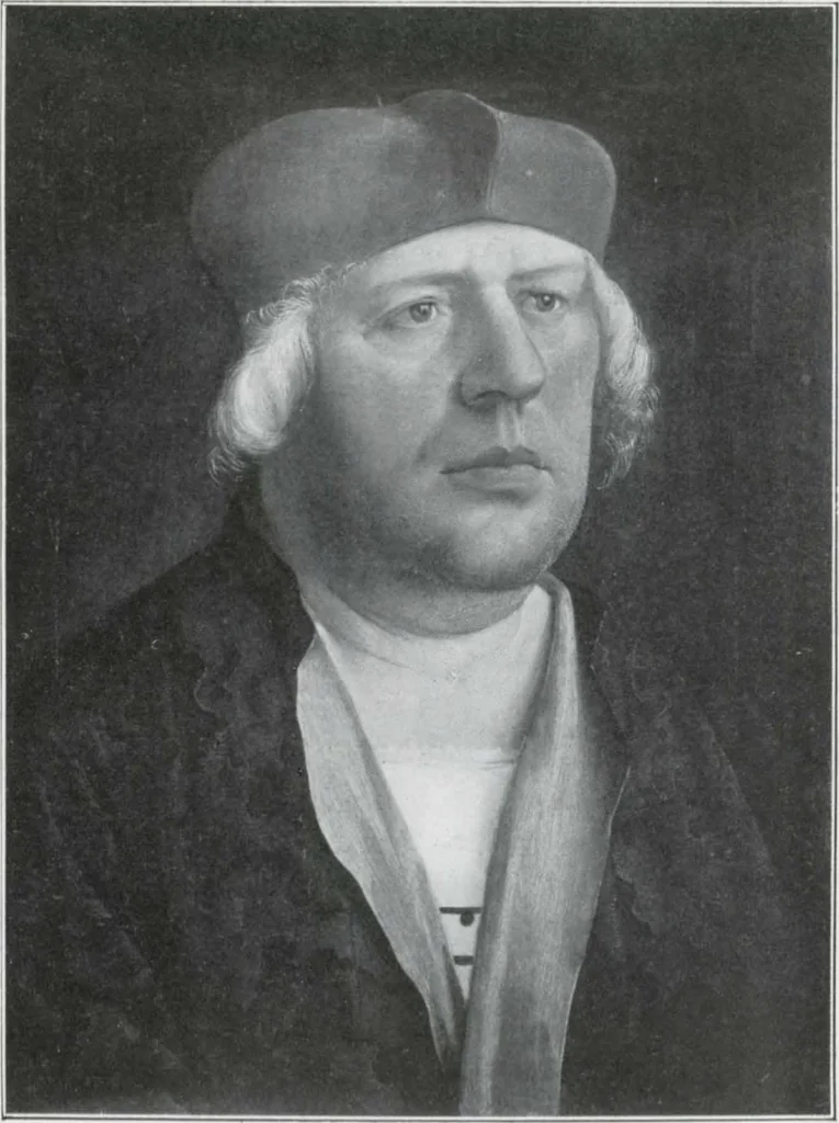 An illustration from A descriptive and illustrated catalogue of 150 paintings by old masters of the Dutch, Flemish, German, Italian, Spanish and French schools [electronic resource], 1911, leaf 144