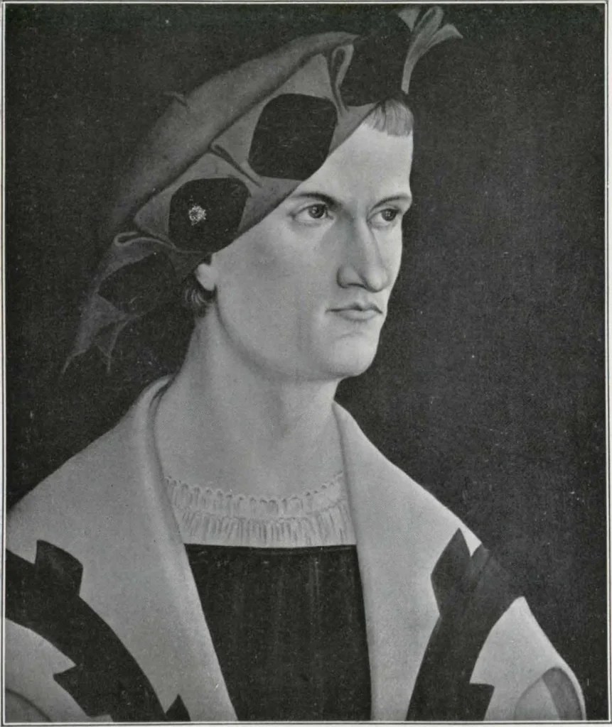 An illustration from A descriptive and illustrated catalogue of 150 paintings by old masters of the Dutch, Flemish, German, Italian, Spanish and French schools [electronic resource], 1911, leaf 144