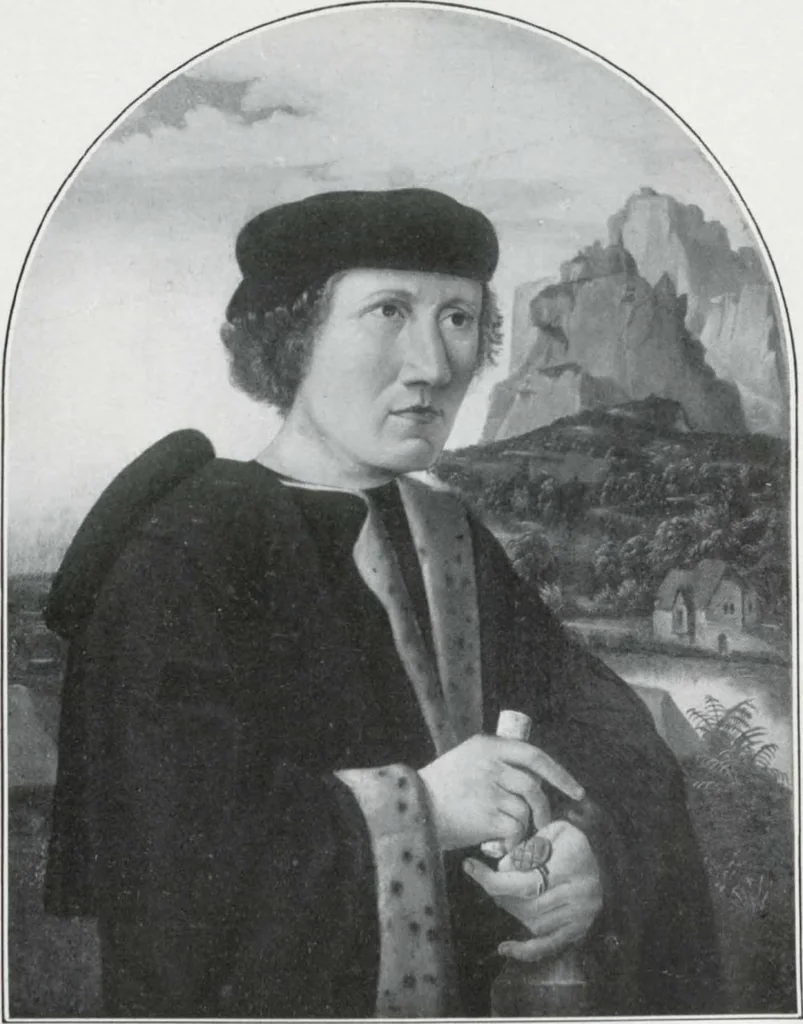 An illustration from A descriptive and illustrated catalogue of 150 paintings by old masters of the Dutch, Flemish, German, Italian, Spanish and French schools [electronic resource], 1911, leaf 148