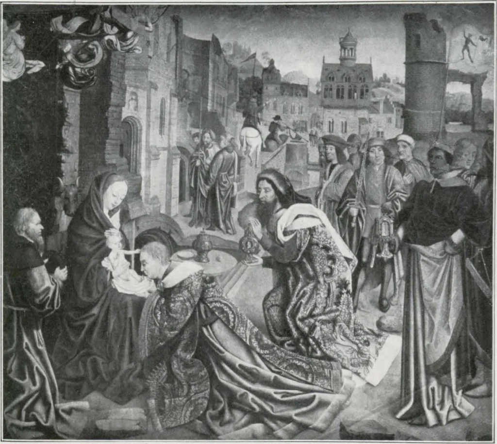 An illustration from A descriptive and illustrated catalogue of 150 paintings by old masters of the Dutch, Flemish, German, Italian, Spanish and French schools [electronic resource], 1911, leaf 148