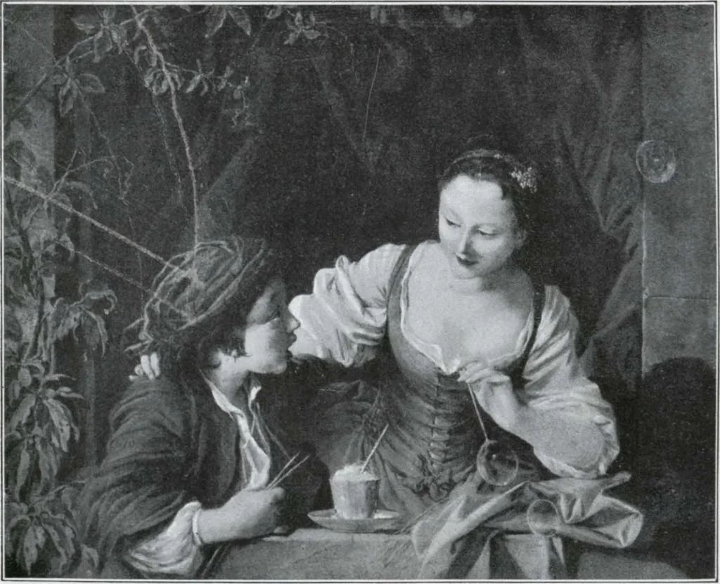 An illustration from A descriptive and illustrated catalogue of 150 paintings by old masters of the Dutch, Flemish, German, Italian, Spanish and French schools [electronic resource], 1911, leaf 181