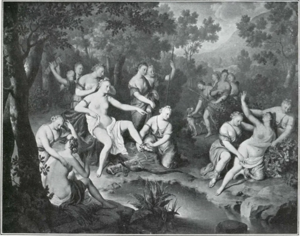 An illustration from A descriptive and illustrated catalogue of 150 paintings by old masters of the Dutch, Flemish, German, Italian, Spanish and French schools [electronic resource], 1911, leaf 57