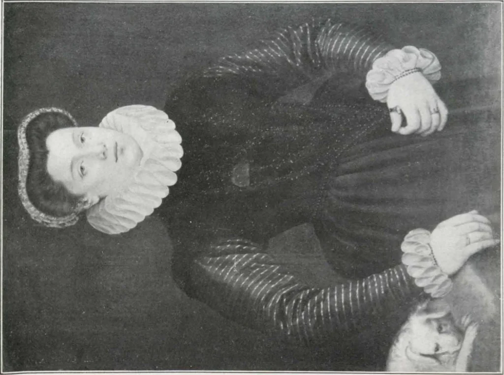 An illustration from A descriptive and illustrated catalogue of 150 paintings by old masters of the Dutch, Flemish, German, Italian, Spanish and French schools [electronic resource], 1911, leaf 57