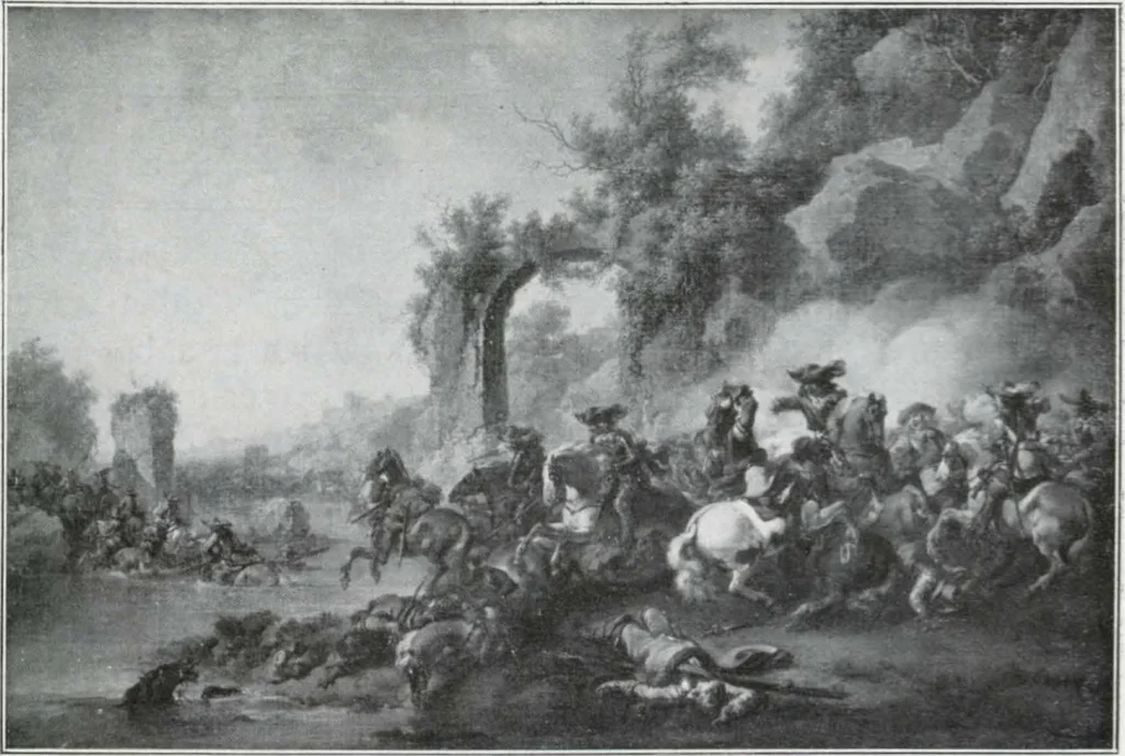 An illustration from A descriptive and illustrated catalogue of 150 paintings by old masters of the Dutch, Flemish, German, Italian, Spanish and French schools [electronic resource], 1911, leaf 7