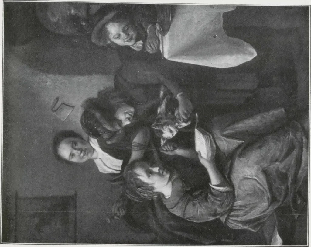An illustration from A descriptive and illustrated catalogue of 150 paintings by old masters of the Dutch, Flemish, German, Italian, Spanish and French schools [electronic resource], 1911, leaf 87