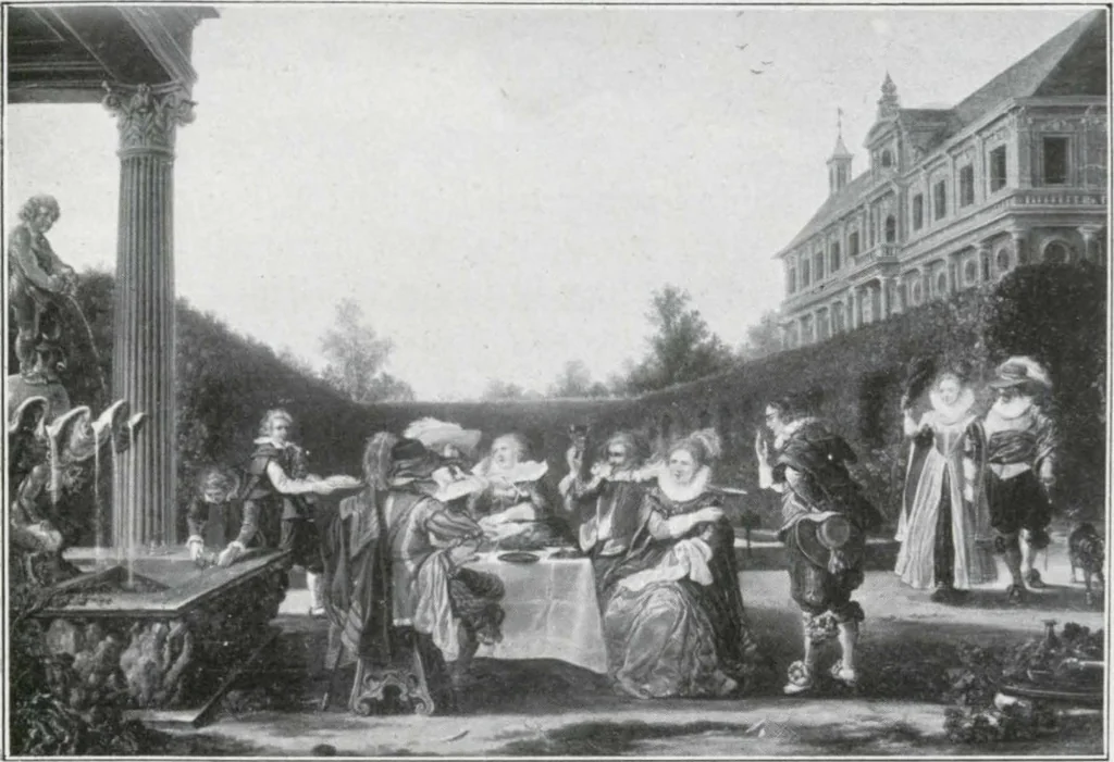 An illustration from A descriptive and illustrated catalogue of 150 paintings by old masters of the Dutch, Flemish, German, Italian, Spanish and French schools [electronic resource], 1911, leaf 95