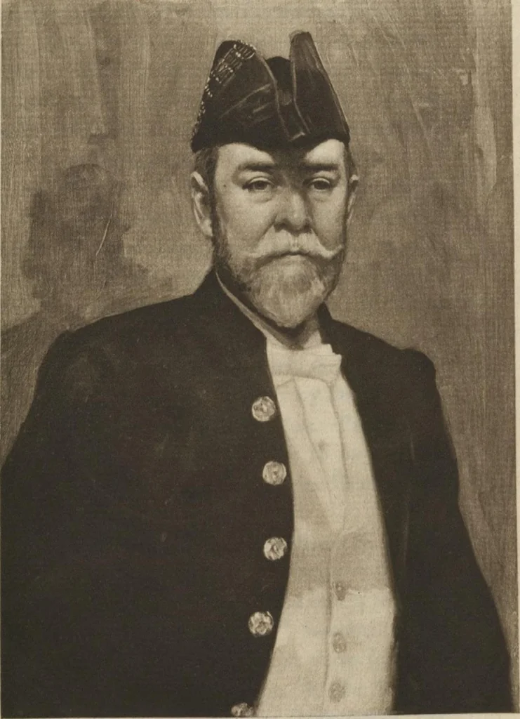 An illustration from The Salmagundi Club, being a history of its beginning as a sketch class, its public service as the Black and White Society, and its career as a club from 1871-1918, with illustrations [electronic resource], 1918, leaf 134