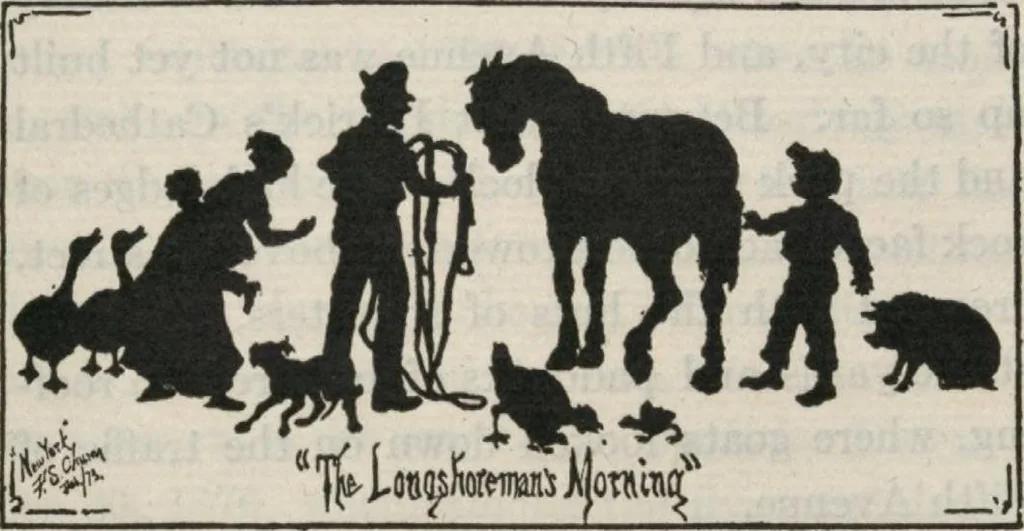 An illustration from The Salmagundi Club, being a history of its beginning as a sketch class, its public service as the Black and White Society, and its career as a club from 1871-1918, with illustrations [electronic resource], 1918, leaf 30