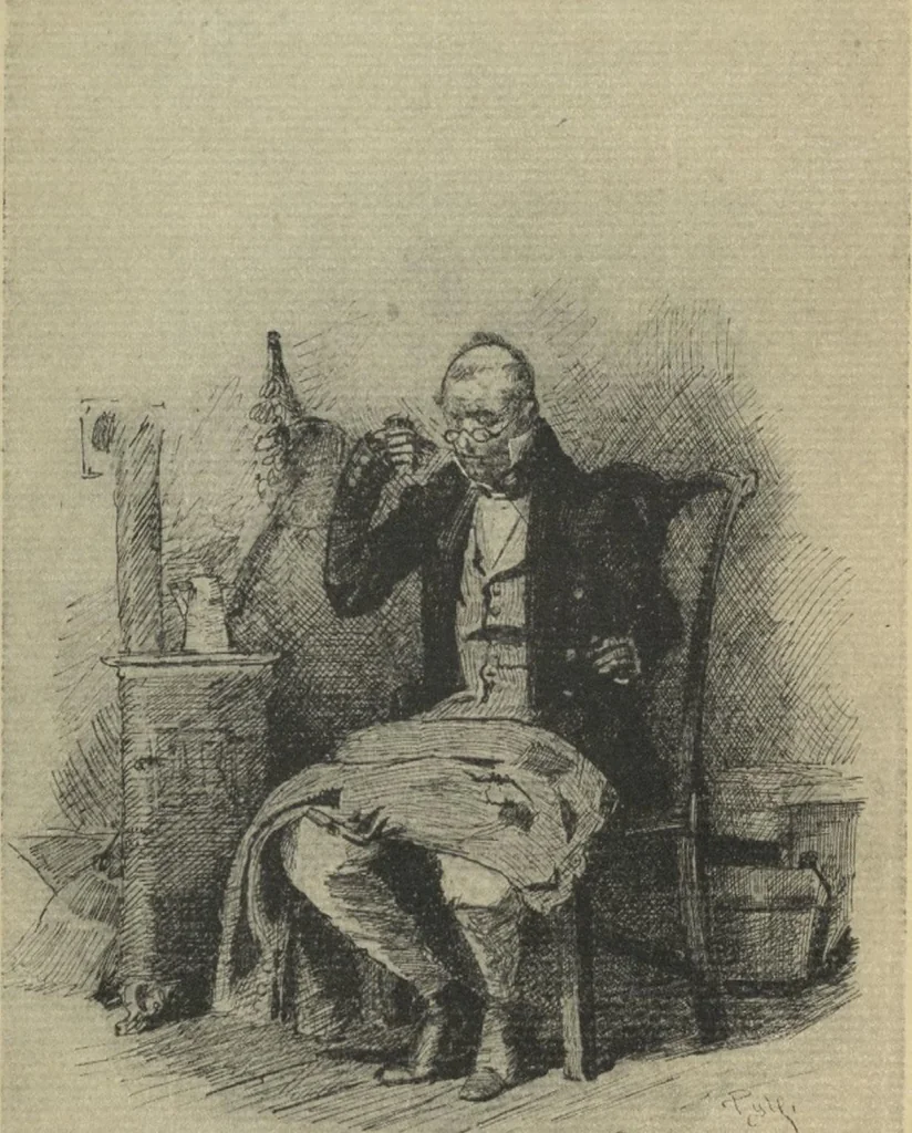 An illustration from The Salmagundi Club, being a history of its beginning as a sketch class, its public service as the Black and White Society, and its career as a club from 1871-1918, with illustrations [electronic resource], 1918, leaf 48
