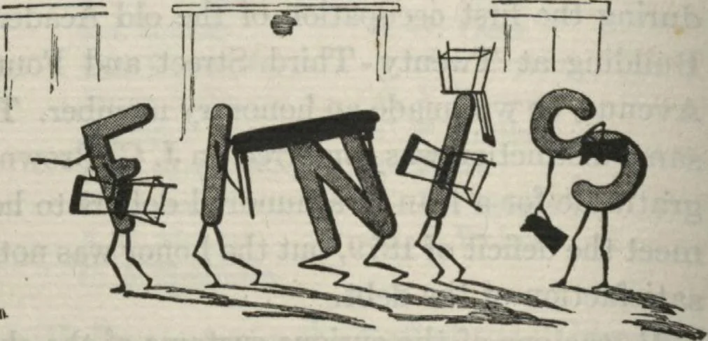 An illustration from The Salmagundi Club, being a history of its beginning as a sketch class, its public service as the Black and White Society, and its career as a club from 1871-1918, with illustrations [electronic resource], 1918, leaf 52