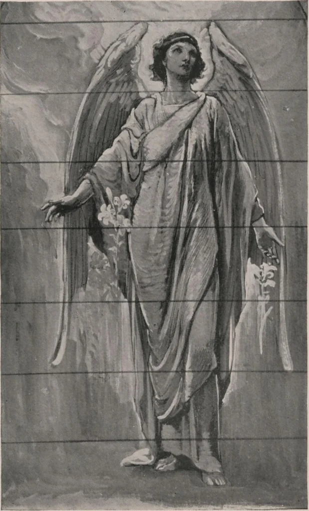 An illustration from Memorial windows [electronic resource], 1896, leaf 24