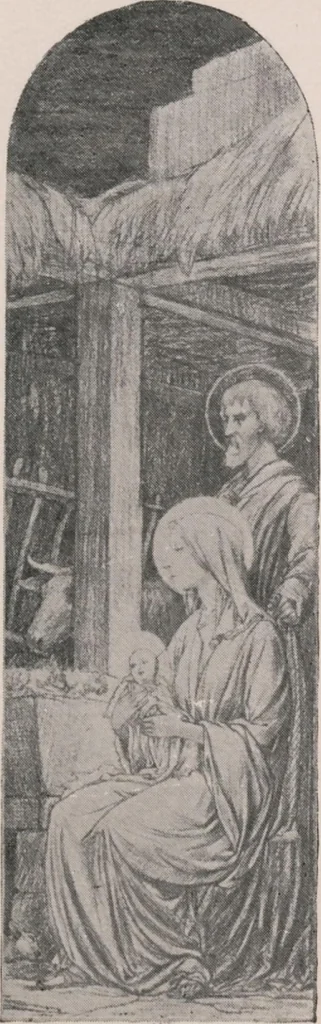 An illustration from Memorial windows [electronic resource], 1896, leaf 28