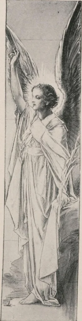 An illustration from Memorial windows [electronic resource], 1896, leaf 32