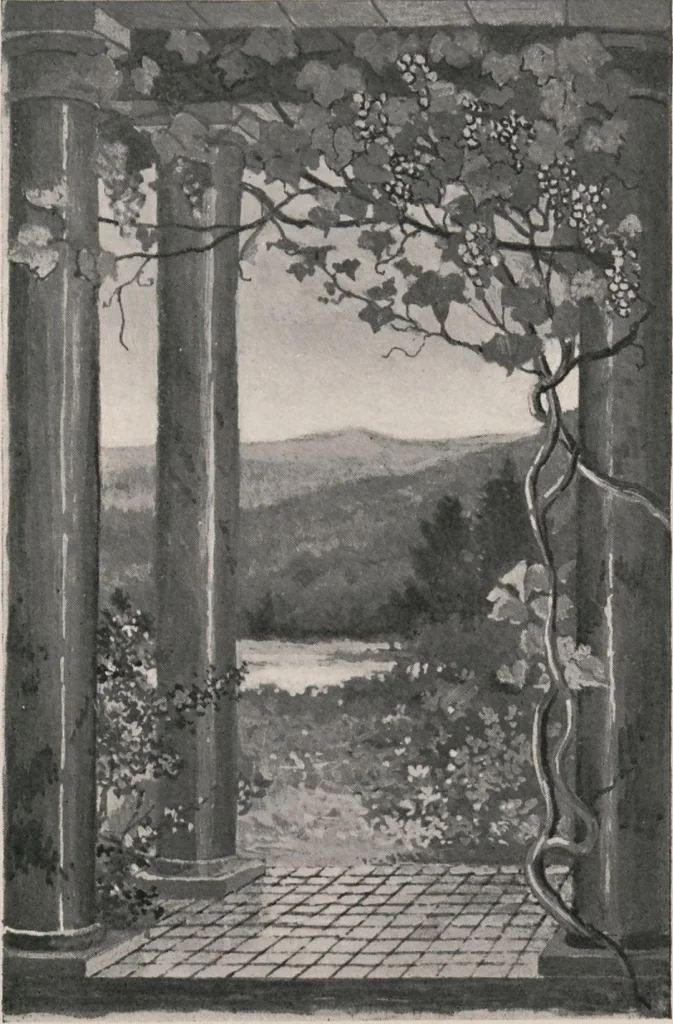 An illustration from Memorial windows [electronic resource], 1896, leaf 34