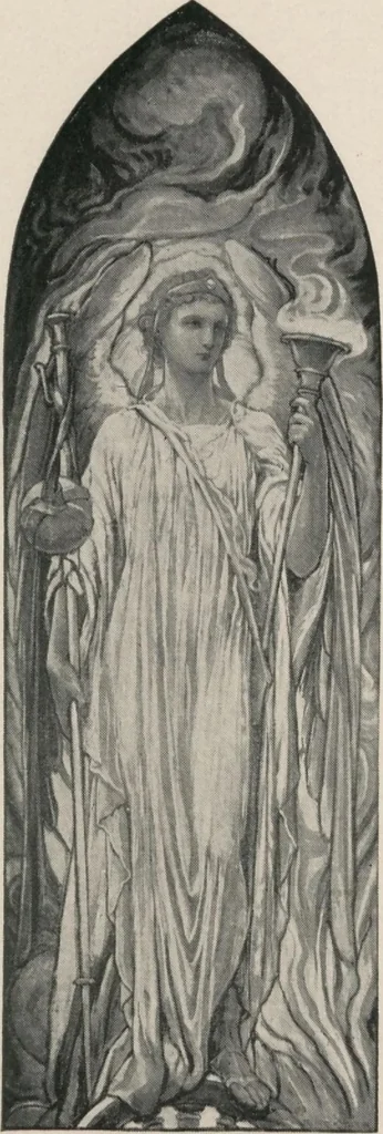 An illustration from Memorial windows [electronic resource], 1896, leaf 6