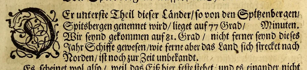 An illustration from Friderich Martens vom Hamburg Spitzbergische oder groenlandische Reise Beschreibung gethan im Jahr 1671. : Aus eigner Erfahrunge beschrieben, die dazu erforderte Figuren nach dem Leben selbst abgerissen, (so hierbey in Kupfferzusehen) und jetzo durch den Druck mitgetheilet, 1675, leaf 29