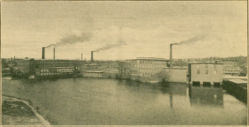 An illustration from From wool to cloth, 1904, leaf 45