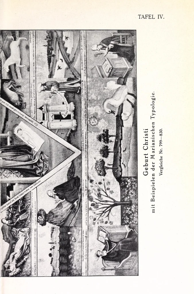 An illustration from Führer durch den symbologischen und typologischen Bilderkreis der christlichen Kunst des Mittelalters, 1920, leaf 101
