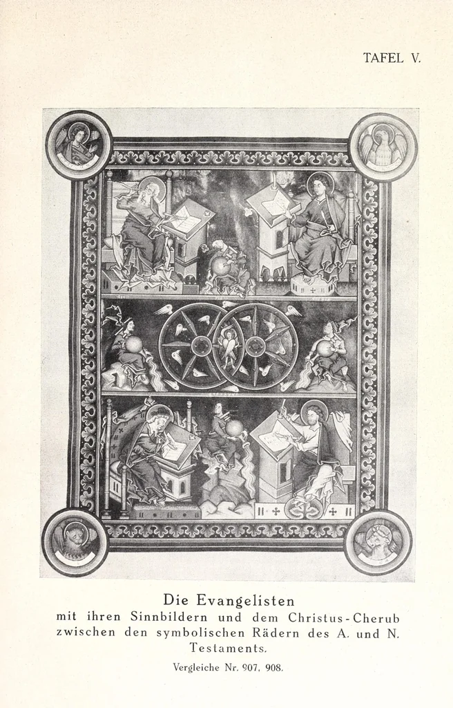 An illustration from Führer durch den symbologischen und typologischen Bilderkreis der christlichen Kunst des Mittelalters, 1920, leaf 113