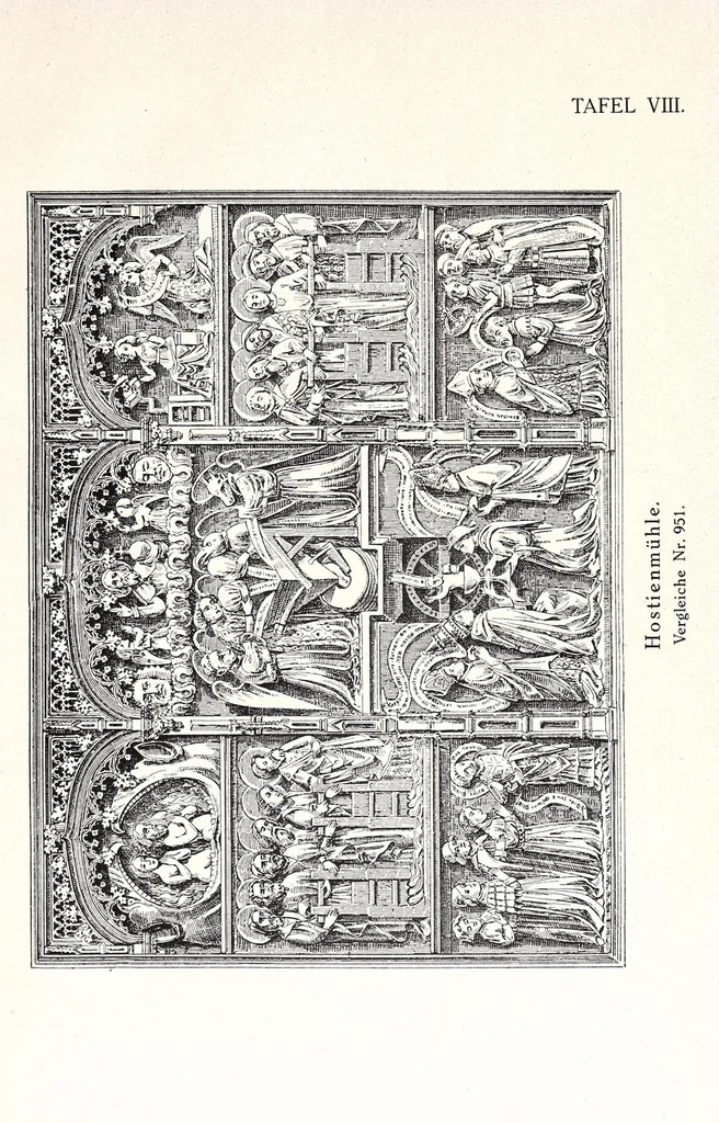 An illustration from Führer durch den symbologischen und typologischen Bilderkreis der christlichen Kunst des Mittelalters, 1920, leaf 141