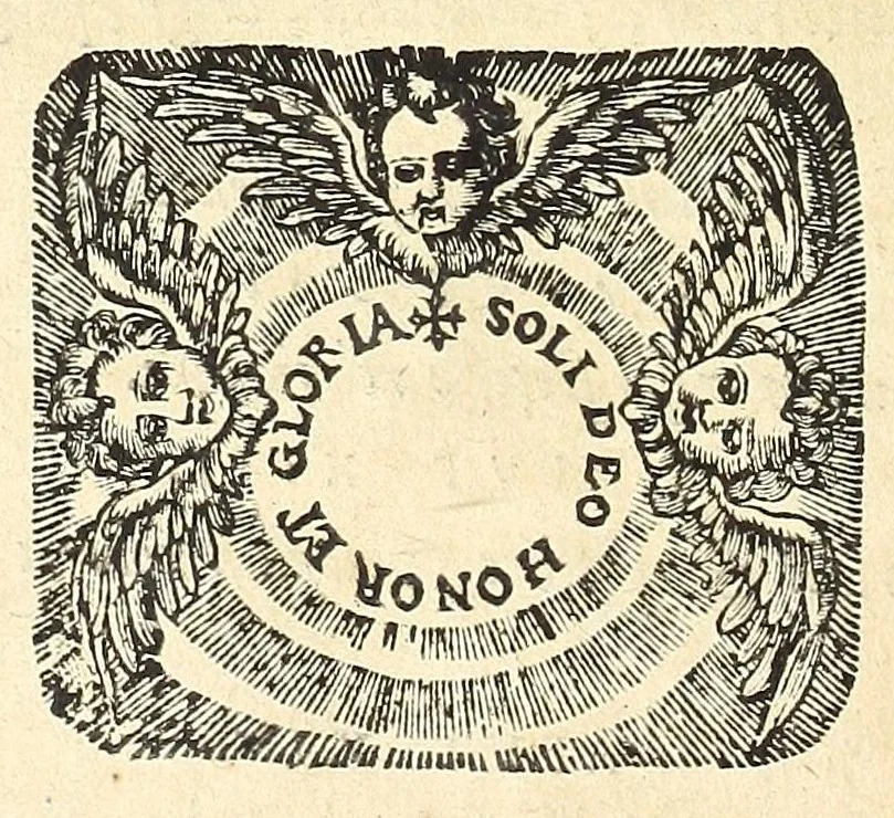 An illustration from Fuldensium antiquitatum libri IIII, 1612, leaf 18