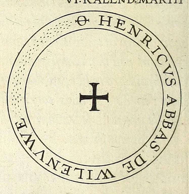 An illustration from Fuldensium antiquitatum libri IIII, 1612, leaf 196