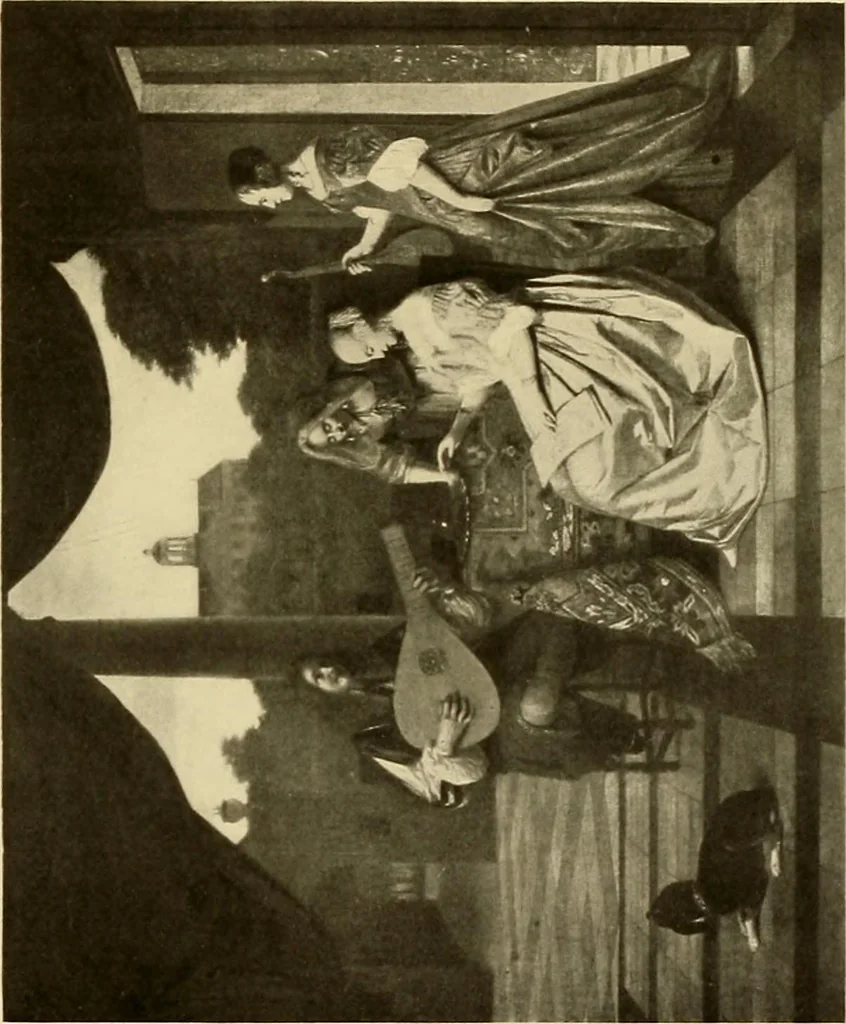 An illustration from The Hudson-Fulton celebration. Catalogue of an exhibition held in the Metropolitan Museum of Art; commemorative of the tercentenary of the discovery of the Hudson River by Henry Hudson in the year 1609, and the centenary of the first use of steam in the navigation of said river by Robert Fulton in the year 1807, 1909, leaf 169