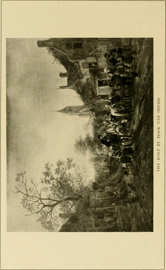 An illustration from The Hudson-Fulton celebration. Catalogue of an exhibition held in the Metropolitan Museum of Art; commemorative of the tercentenary of the discovery of the Hudson River by Henry Hudson in the year 1609, and the centenary of the first use of steam in the navigation of said river by Robert Fulton in the year 1807, 1909, leaf 194