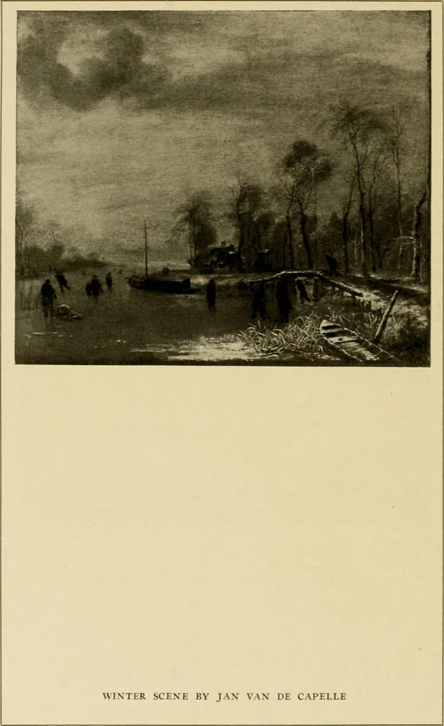 An illustration from The Hudson-Fulton celebration. Catalogue of an exhibition held in the Metropolitan Museum of Art; commemorative of the tercentenary of the discovery of the Hudson River by Henry Hudson in the year 1609, and the centenary of the first use of steam in the navigation of said river by Robert Fulton in the year 1807, 1909, leaf 62