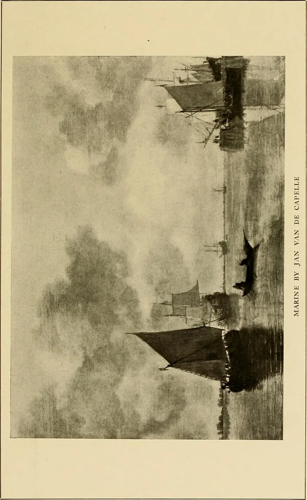 An illustration from The Hudson-Fulton celebration. Catalogue of an exhibition held in the Metropolitan Museum of Art; commemorative of the tercentenary of the discovery of the Hudson River by Henry Hudson in the year 1609, and the centenary of the first use of steam in the navigation of said river by Robert Fulton in the year 1807, 1909, leaf 65
