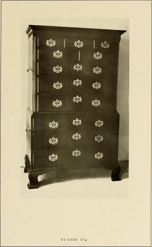 An illustration from The Hudson-Fulton celebration. Catalogue of an exhibition held in the Metropolitan Museum of Art; commemorative of the tercentenary of the discovery of the Hudson River by Henry Hudson in the year 1609, and the centenary of the first use of steam in the navigation of said river by Robert Fulton in the year 1807, 1909, leaf 159