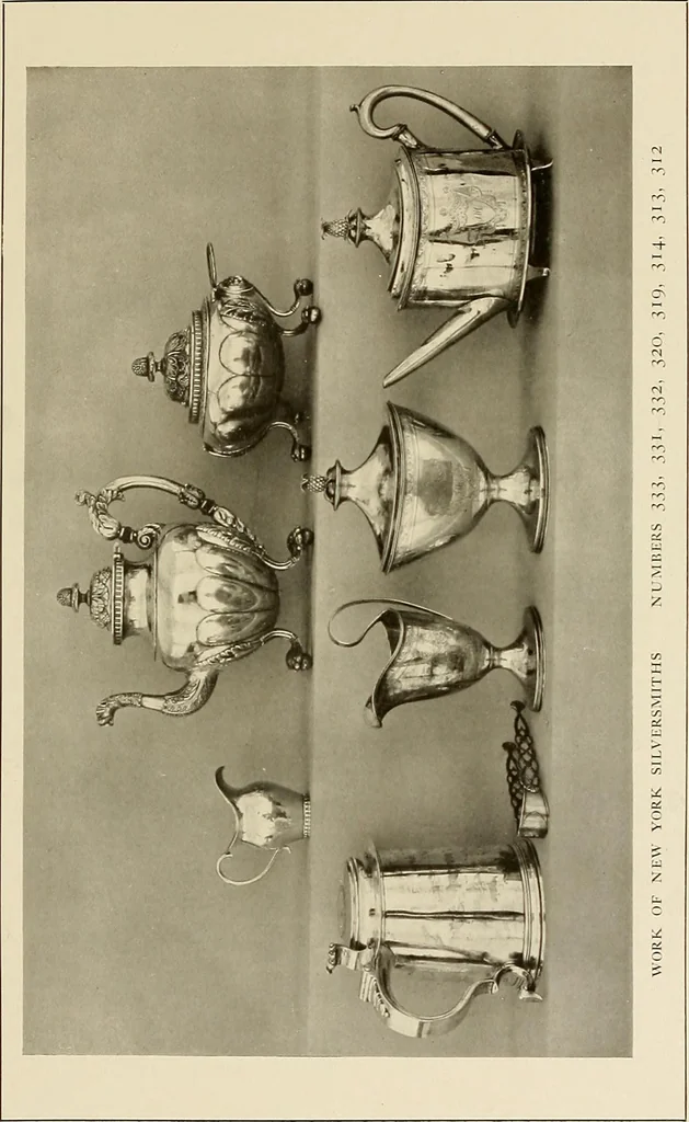 An illustration from The Hudson-Fulton celebration. Catalogue of an exhibition held in the Metropolitan Museum of Art; commemorative of the tercentenary of the discovery of the Hudson River by Henry Hudson in the year 1609, and the centenary of the first use of steam in the navigation of said river by Robert Fulton in the year 1807, 1909, leaf 241