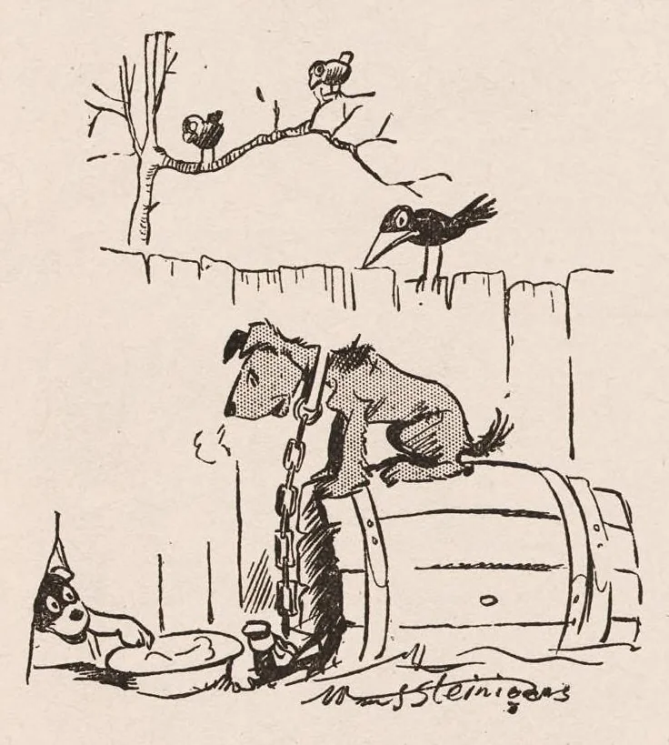 An illustration from Fun Section 1912-03-31 (N.Y. World)(D&M), 1912, leaf 2