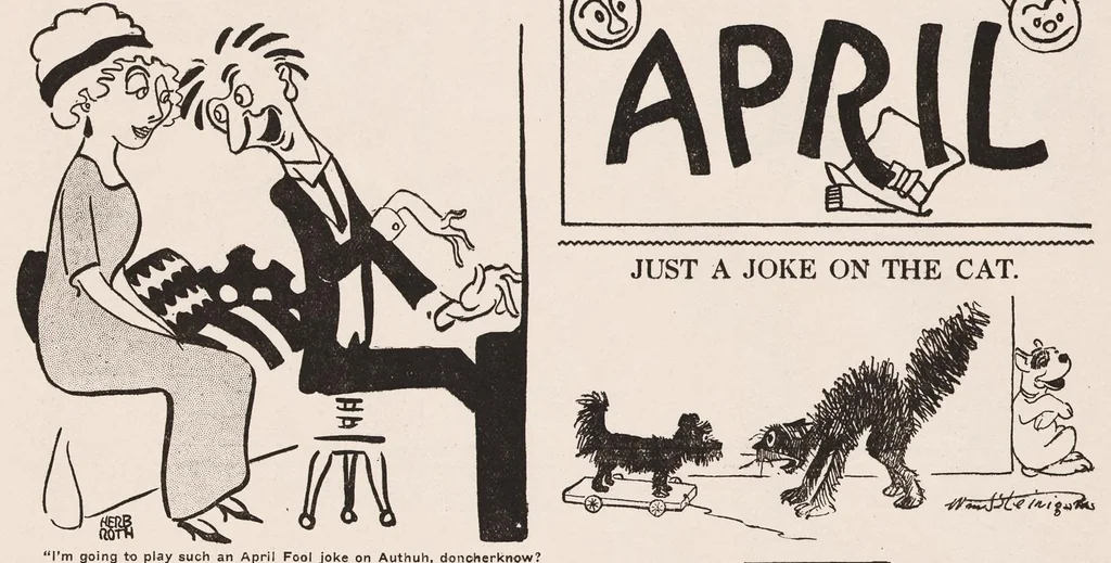 An illustration from Fun Section 1912-03-31 (N.Y. World)(D&M), 1912, leaf 7