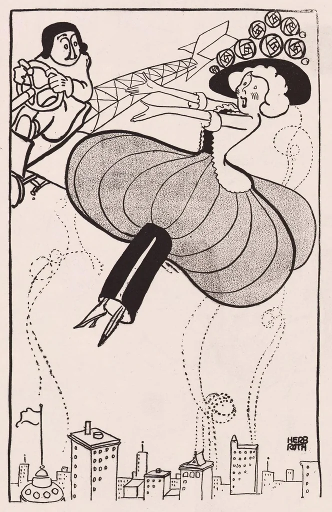 An illustration from Fun Section 1912-04-28 (N.Y. World)(D&M), 1912, leaf 1