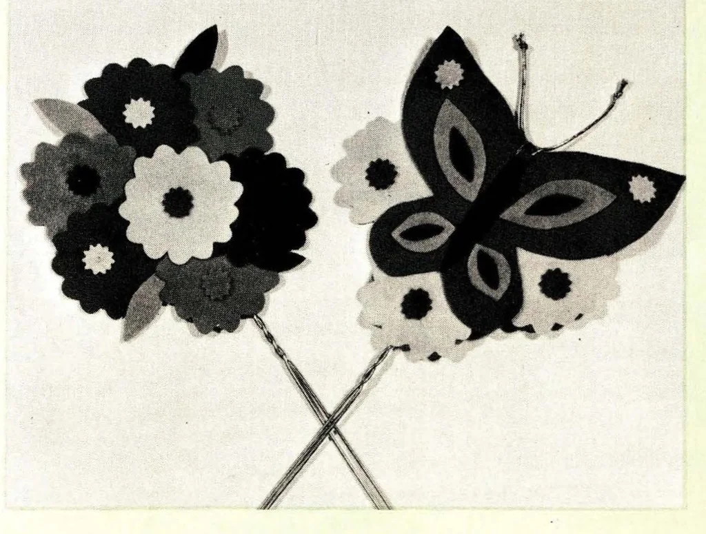 An illustration from Fun With Felt, 1966, leaf 10