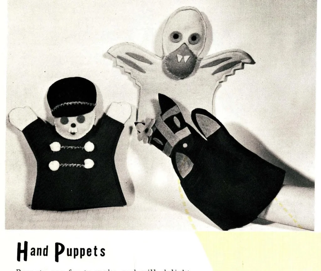 An illustration from Fun With Felt, 1966, leaf 11