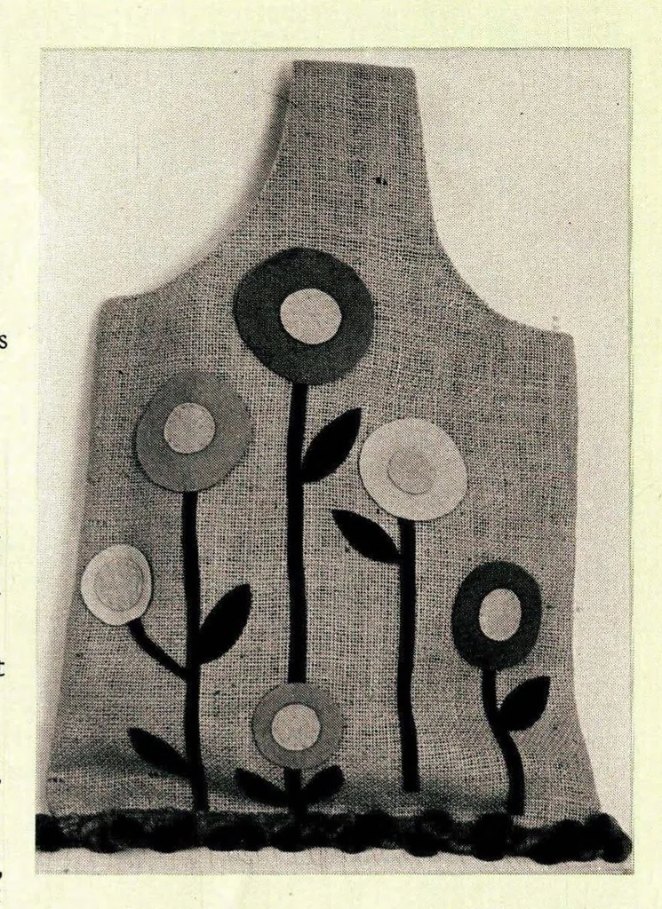 An illustration from Fun With Felt, 1966, leaf 14