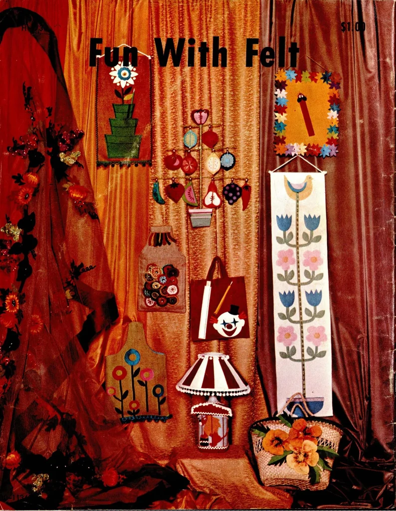 An illustration from Fun With Felt, 1966, leaf 23
