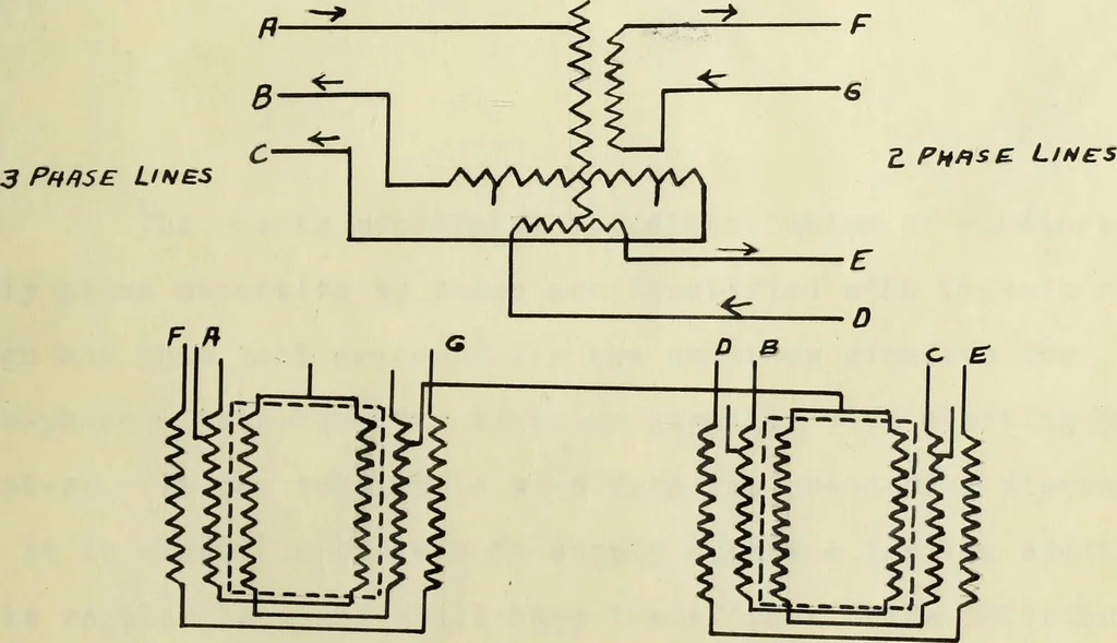 An illustration from Function and use of transformers in electrical work, 1909, leaf 23