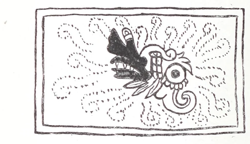 An illustration from The fundamental principles of Old and New World civilizations : a comparative research based on a study of the ancient Mexican religious, sociological and calendrical systems, 1901, leaf 130