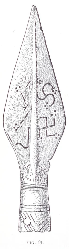 An illustration from The fundamental principles of Old and New World civilizations : a comparative research based on a study of the ancient Mexican religious, sociological and calendrical systems, 1901, leaf 32