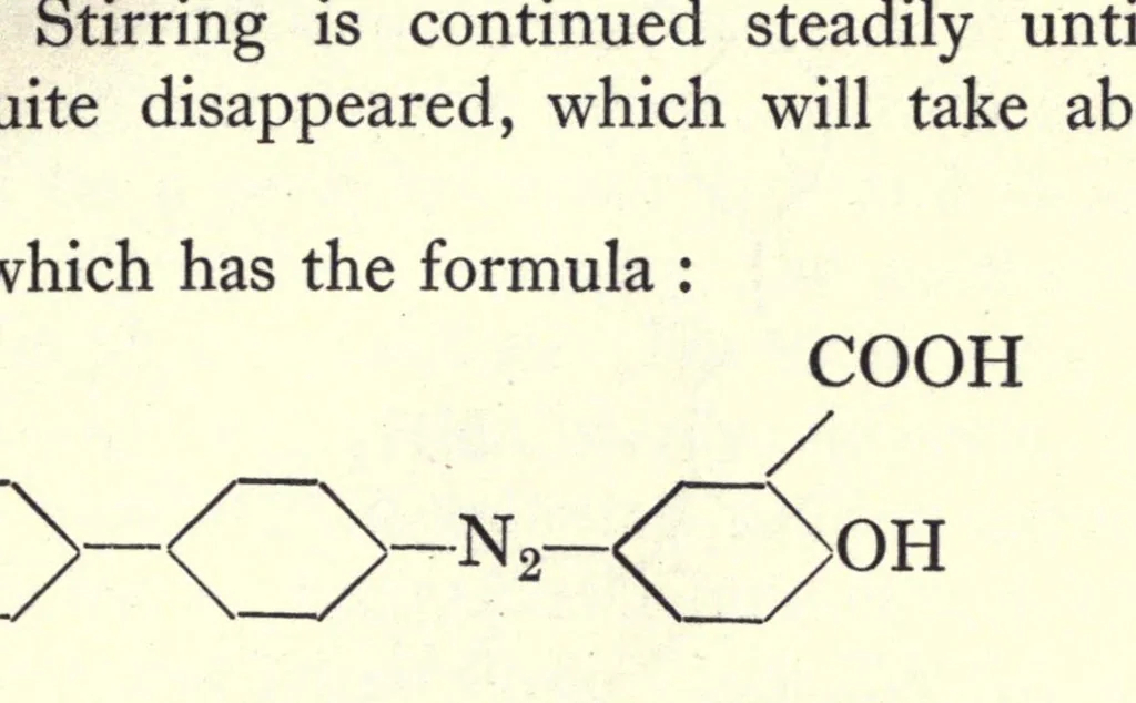 An illustration from The fundamental processes of dye chemistry, 1921, leaf 159