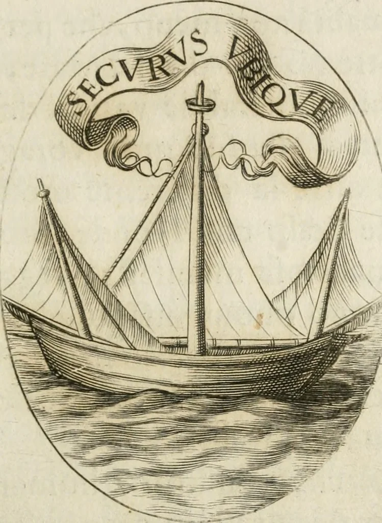 An illustration from Funerali nella morte dell'ill.mo et r.mo sig. card.le Horatio Spinola arciuescouo di Genoua, 1616, leaf 36