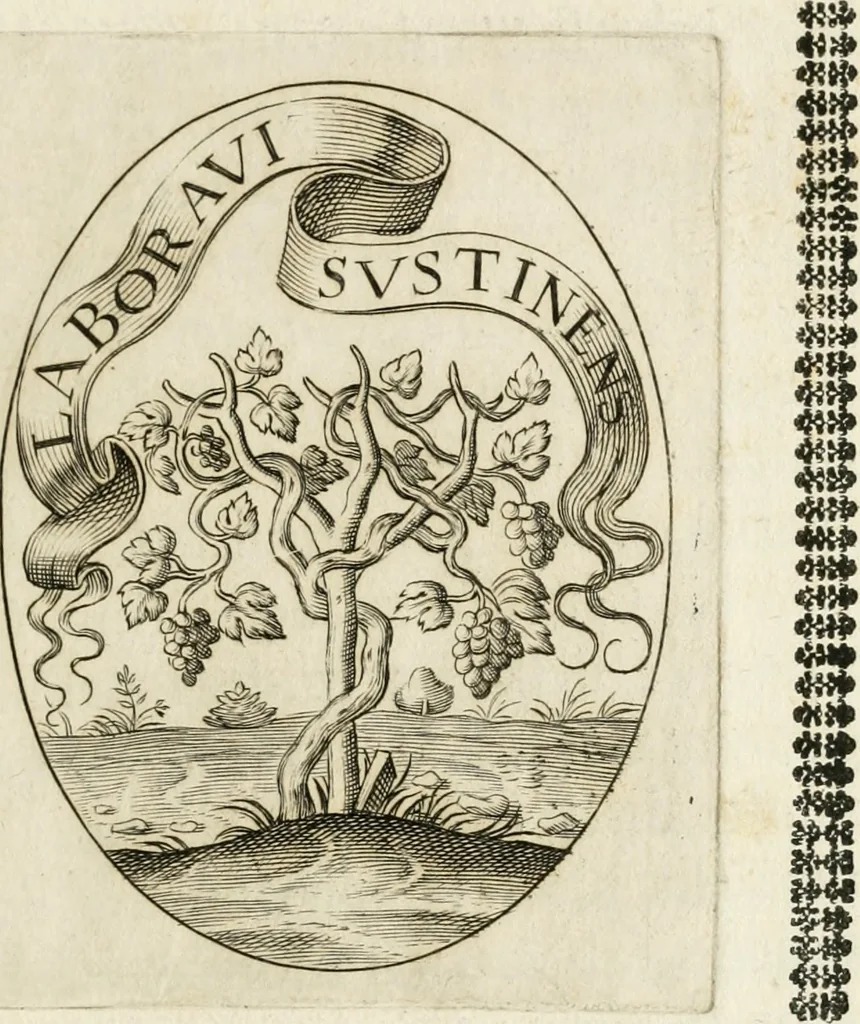 An illustration from Funerali nella morte dell'ill.mo et r.mo sig. card.le Horatio Spinola arciuescouo di Genoua, 1616, leaf 50